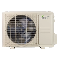 Unité extérieure à ventilateur unique - face